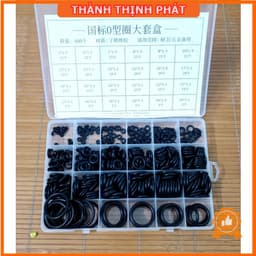 Hộp 400 gioăng cao su - 200 ron thay thế băng tan, ron chỉ cao su 24 size chịu nhiệt tốt, chống dầu bền bỉ. 2