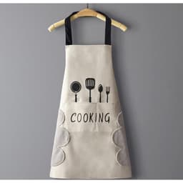 Tạp Dề Cooking,Có Túi Đựng Và Lau Tay,Làm Bếp,Pha Chế,Phục Vụ,Bán Cafe Dễ Thương,Chống Thấm Nước Tốt 5