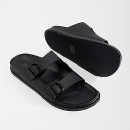 Dép Da Nam Cao Cấp Dép Quai Ngang BUTUNI Delphi Double Lock Slippers, Dép Đế Cao Bảo Hành 12 Tháng 4