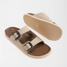 Dép Da Nam Cao Cấp Dép Quai Ngang BUTUNI Delphi Double Lock Slippers, Dép Đế Cao Bảo Hành 12 Tháng 5