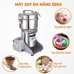 Máy xay bột khô đa năng SEKA 800g – Xay mịn mọi loại thực phẩm! Phụ kiện đầy đủ, chính hãng. 7