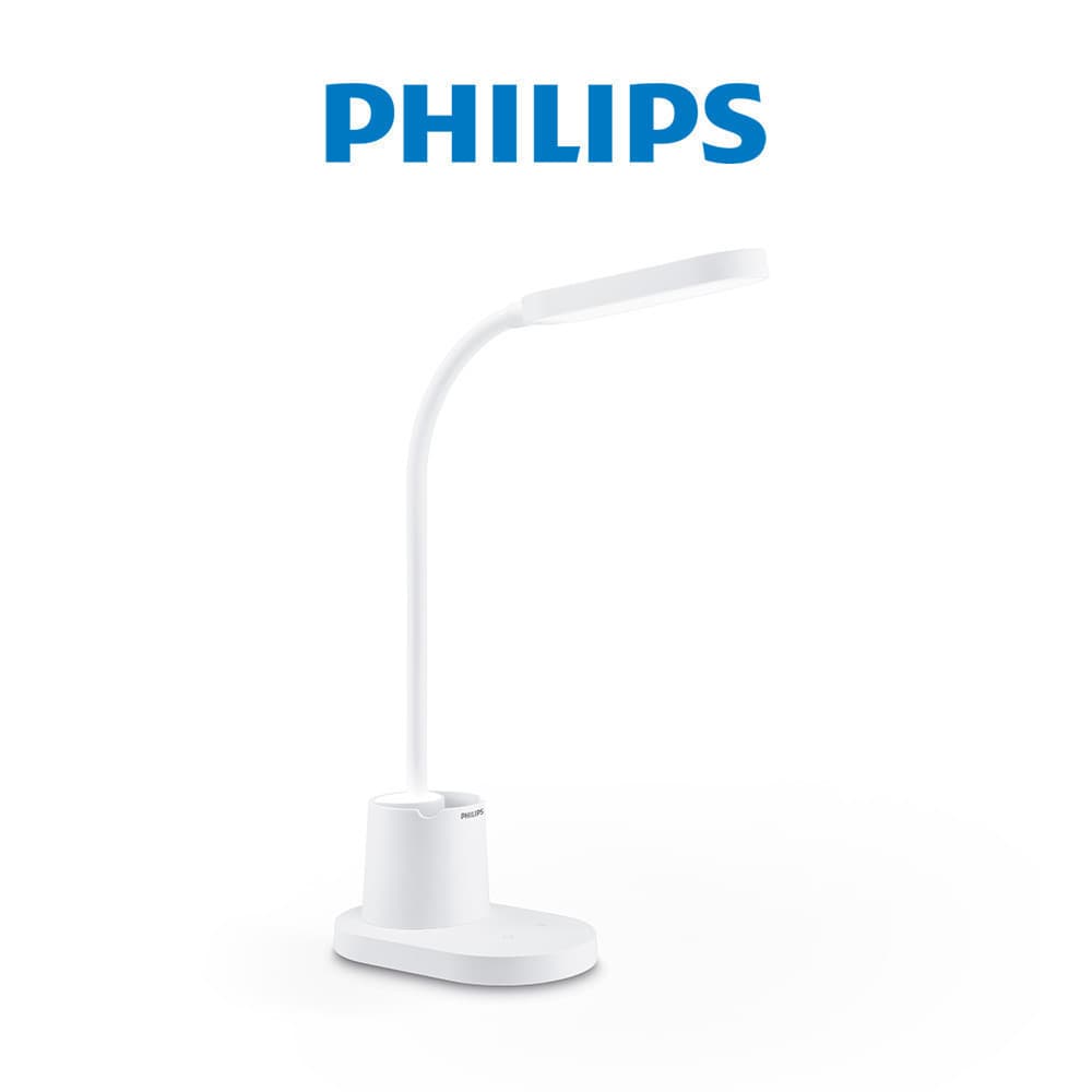 Đèn bàn học PHILIPS bảo vệ mắt Bucket DSK214 7W - Điều chỉnh độ sáng, êm dịu cho đôi mắt khỏe đẹp -  PHILIPS HCM