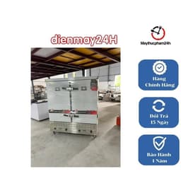 Tủ Hấp Cơm Công Nghiệp 24 Khay, Đa Năng chạy điện/gas, hẹn giờ, giá tốt, bảo hành 12 tháng. 2