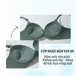 Áo Ngực Không Gọng Đúc Su Viền Hoa Mút Dày Nâng Form Nhẹ Mềm Mại Thoáng Mát DORIS A60 3