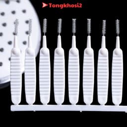 Set 10-20 cọ bàn chải mini vệ sinh làm sạch lỗ loa lỗ cắm tai nghe chân sạc 1