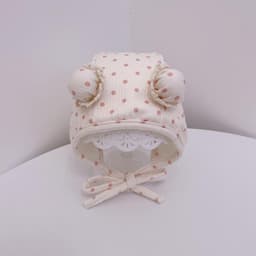 Mũ Trẻ Em Xuân Thu Đông Cotton Nguyên Chất Sơ Sinh Chấm Bi Dễ Thương Túi Hoa Nam Nữ Mũ Bảo Vệ Tai Bé Siêu Dễ Thương 7