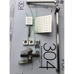 Sen Cây Tắm Đứng HATO Inox SUS 304 Mờ, Vòi Sen Cây Vuông Nóng Lạnh, 3 Chế Độ Xả Nước, Chống Han Gỉ, Chống Bám Cặn Canxi 3