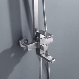 Sen Cây Tắm Đứng HATO Inox SUS 304 Mờ, Vòi Sen Cây Vuông Nóng Lạnh, 3 Chế Độ Xả Nước, Chống Han Gỉ, Chống Bám Cặn Canxi 7