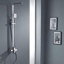 Sen Cây Tắm Đứng HATO Inox SUS 304 Mờ, Vòi Sen Cây Vuông Nóng Lạnh, 3 Chế Độ Xả Nước, Chống Han Gỉ, Chống Bám Cặn Canxi 8