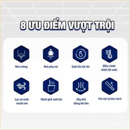 Bồn Cầu Thông Minh HATO HT2 , Có Két Nước Ẩn , Chống bắn , Xịt Sấy Tự Động , Sưởi Nhiệt Thành Bệt ,Cảm Ứng, Điều Khiển 8