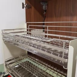 Giá Bát Nâng Hạ Inox 304 HATO, Điều Chỉnh Cao Thấp Với Hộp Số Chống Kẹt, Kệ Đựng Đồ Nhà Bếp Thông Minh Bảo Hành 24 Tháng 7