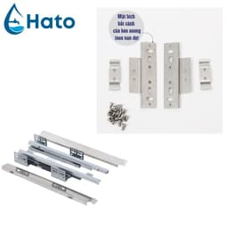 Giá Kéo Bát Đĩa Đa Năng SUS Inox 304 Kéo Ra Không Gây Tiếng Ồn , Có Ray Giảm Chấn , Kệ Đựng Bát Đĩa Có Khay Đựng Nước 5