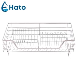 Giá Kéo Bát Đĩa Đa Năng SUS Inox 304 Kéo Ra Không Gây Tiếng Ồn , Có Ray Giảm Chấn , Kệ Đựng Bát Đĩa Có Khay Đựng Nước 7