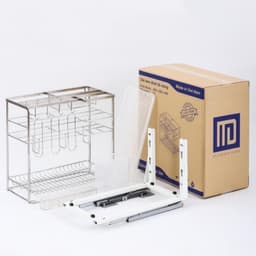 Giá Đựng Dao Thớt Inox 304 Chống Han Gỉ, Có Ray Giảm Chấn , Giá Đựng Đồ Nhà Bếp Dao, Thớt, Gia Vị, Nắp Vung 4