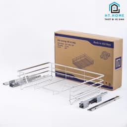 Giá Kéo Xoong Nồi Inox 304 Kéo Ra Đẩy Vào Dễ Ràng Không Gây Tiếng Ồn, Kệ Để Xoong Nồi Giúp Phòng Bếp Tối Ưu Diện Tích 2