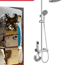 Sen Cây Tắm Đứng Phím Đàn Hato Mạ Nano Tĩnh Điện, Vòi Sen Tắm Đứng Lõi Đồng Hiển Thị Nhiệt Độ Bảo Hành Chính Hãng 5 Năm 3