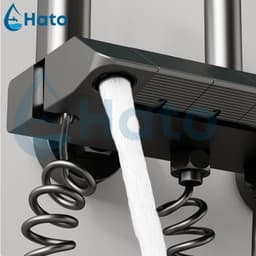 Sen Cây Tắm Đứng Phím Đàn Hato Mạ Nano Tĩnh Điện, Vòi Sen Tắm Đứng Lõi Đồng Hiển Thị Nhiệt Độ Bảo Hành Chính Hãng 5 Năm 4