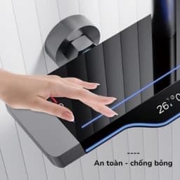 Sen Cây Tắm Đứng Phím Đàn HATO Củ Sen Lõi Đồng 2,8 Kg Mạ Titan 5 Lớp, Hiển Thị Nhiệt Độ, Thời Gian,4 Chức Năng Xả -SC165 5