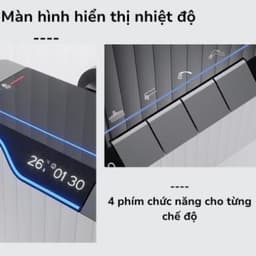 Sen Cây Tắm Đứng Phím Đàn HATO Củ Sen Lõi Đồng 2,8 Kg Mạ Titan 5 Lớp, Hiển Thị Nhiệt Độ, Thời Gian,4 Chức Năng Xả -SC165 7