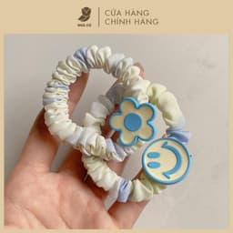 Dây Cột Tóc Sợi Kẹo Pha Lê Hình Hoa Ong NHÀ CÚ Dây Buộc Co Giãn Phong Cách Hàn Quốc Dễ Thương Hot Trend 3