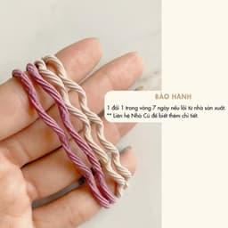 Dây Cột Tóc Sợi Kẹo Pha Lê Hình Hoa Ong NHÀ CÚ Dây Buộc Co Giãn Phong Cách Hàn Quốc Dễ Thương Hot Trend 2