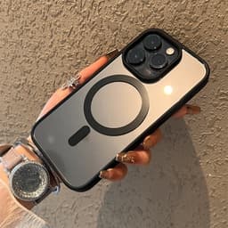 Ốp Lưng iPhone Trong Suốt Từ Tính Hỗ Trợ Đế Sạc Không Dây  Sang Trọng Cao Cấp Cho X/Xs/Xr/11/12/13/14/15/16/17/Pro/Max 7