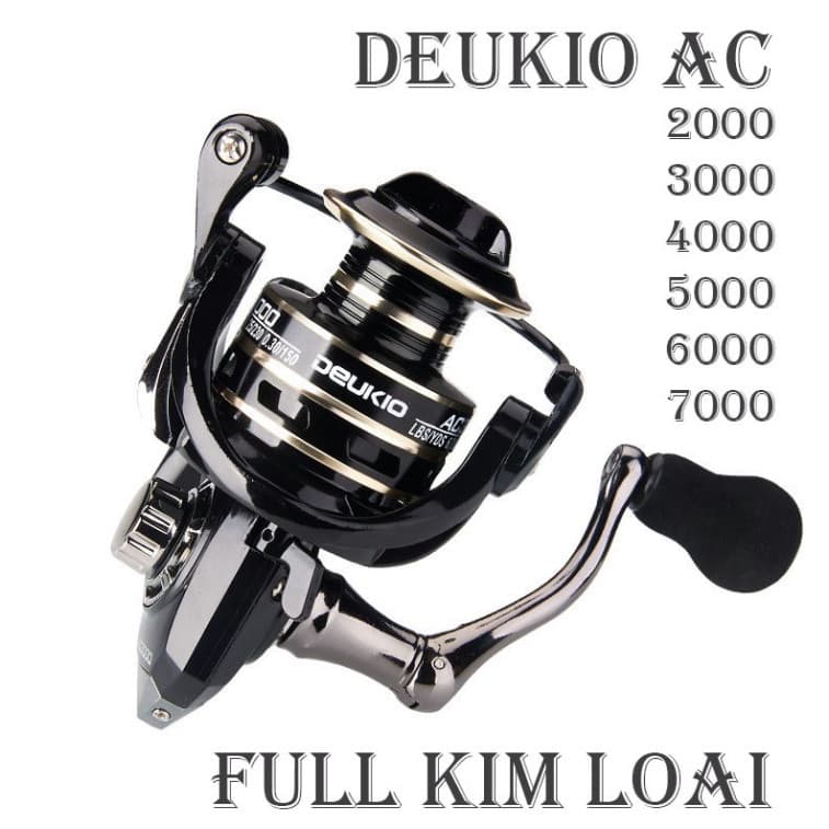 Máy Câu Cá DEUKIO AC 27000 siêu khỏe máy câu cá dekukio AC 556hanz8945