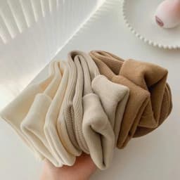 SET 10 Tất Lót Lông Cổ Cao Sinh Nhiệt Chất Dày Cho Mùa Đông - Hàng Xuất Nhật Chất Len dày Dặn Co Giãn 4 Chiều 2