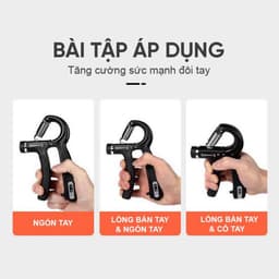 [SaLe 68%] Kìm Bóp Tay Tập Lực Tay Đếm Số Chữ A  Điều Chỉnh Lực 5 - 60kg .[SLV] 2