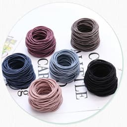 [ComBo] 100 Dây Chun Buộc Tóc CA Nhiều Màu Tặng Bé Gái [Mẫu T1] .[SLV] 5