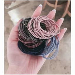 [ComBo] 100 Dây Chun Buộc Tóc CA Nhiều Màu Tặng Bé Gái [Mẫu T1] .[SLV] 6