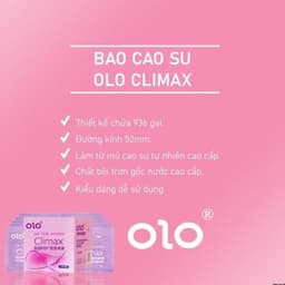 Bao Cao Su OLO Ha For Women Climax Siêu Mỏng Dưỡng Ẩm Có Gai Li Ti Tăng Khoái Cảm - Hộp 10 Bao 6