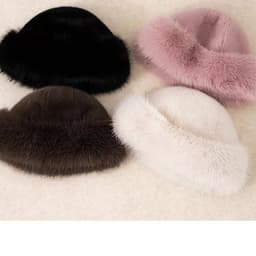 Mũ Nón lông mềm phong cách, mũ beret phủ lông Tuyết - Mũ Len Cho Nữ Phụ kiên chụp hình siêu xinh, nhatle.shopsi 7
