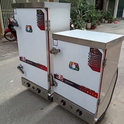 Tủ nấu cơm công nghiệp 8 khay, hấp tối ưu 24-30 kg/mẻ, bảo hành 12 tháng. 4