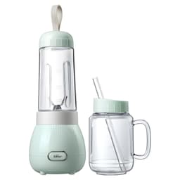 Máy Xay Sinh Tố Bear LLJ-C04W1, Công Suất 150W - 2 Cốc 350ml 400ml Lưỡi Dao Inox 304 Nhỏ Gọn Tiện Lợi 5