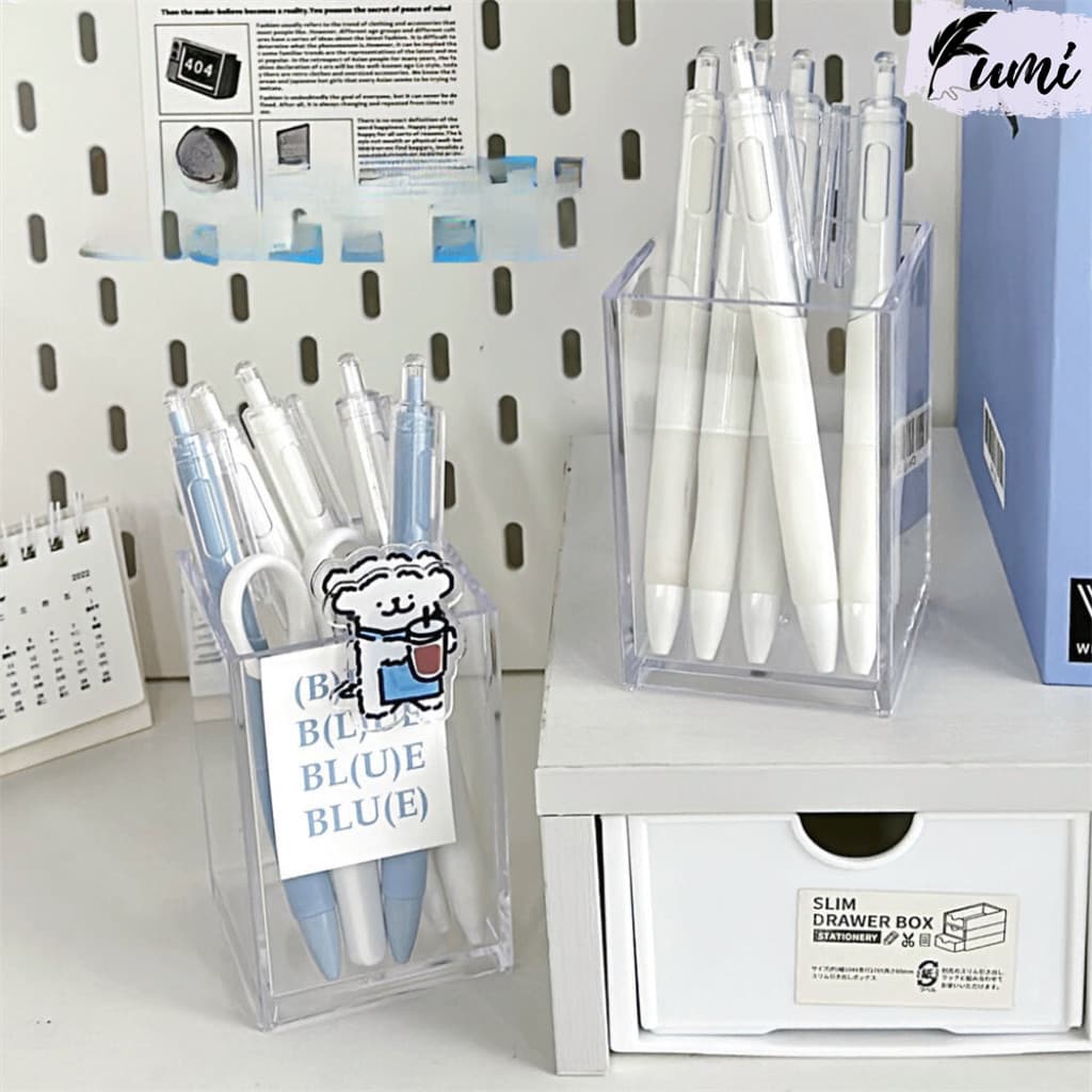 Hộp đựng bút - khay đựng bút trong suốt nhựa arcylic/ mica trong suốt loại dẹp kdn1511