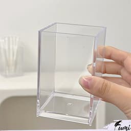 Hộp đựng bút - khay đựng bút trong suốt nhựa arcylic/ mica trong suốt loại dẹp kdn1511 3