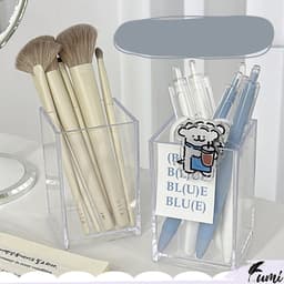 Hộp đựng bút - khay đựng bút trong suốt nhựa arcylic/ mica trong suốt loại dẹp kdn1511 4