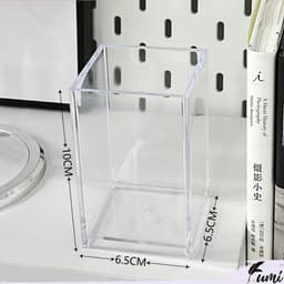 Hộp đựng bút - khay đựng bút trong suốt nhựa arcylic/ mica trong suốt loại dẹp kdn1511 5