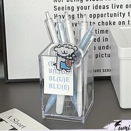 Hộp đựng bút - khay đựng bút trong suốt nhựa arcylic/ mica trong suốt loại dẹp kdn1511 8