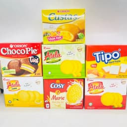 Lốc 12 Hộp Bánh Lễ Bánh Pháp Chocopie/Custas/ Cosy/ Tipo/ Atela/ Mesi/Hura/ Pháp Challot/ Belgi lễ 3