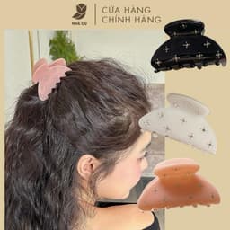 Kẹp Retro Càng Cua Hình Hoa Hình Nơ NHÀ CÚ Phong Cách Sang Trọng Cao Cấp 6070 4