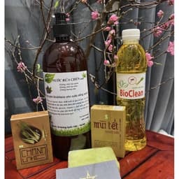 [CHÍNH HÃNG- LỌ 1000ML ] Nước rửa chén bát hữu cơ Bồ Hòn Bio Nano - Sạch dầu mỡ, tinh dầu khử mùi- Sản Phẩm Viện Hàn L 8