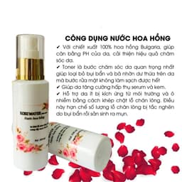 Nước Hoa Hồng trắng da se khít lỗ chân lông ROSE WATER - Sản Phẩm Viện Hàn Lâm KH&CN VIệt Nam 3