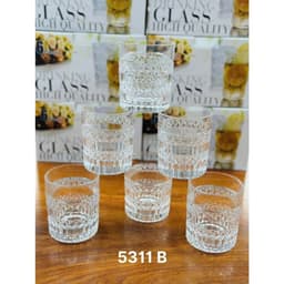 Ly, cốc thủy tinh chịu nhiệt HONNGLI mầu trắng, bộ 6 cốc, dung tích 300ml /ly nhiều mã khác nhau 2