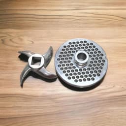 "Mặt sàng máy đùn thịt inox size 22, 32 - Dao và Lưới 2--3-4-6-8-10mm, phụ kiện thay thế cho máy đùn thịt xương 2
