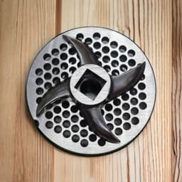 "Mặt sàng máy đùn thịt inox size 22, 32 - Dao và Lưới 2--3-4-6-8-10mm, phụ kiện thay thế cho máy đùn thịt xương 4