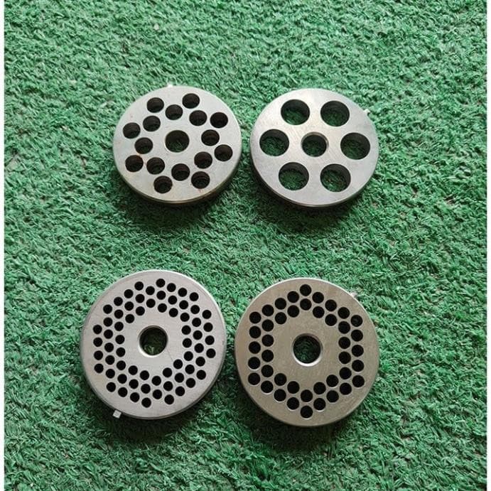 "Mặt sàng máy đùn thịt inox size 22, 32 - Dao và Lưới 2--3-4-6-8-10mm, phụ kiện thay thế cho máy đùn thịt xương