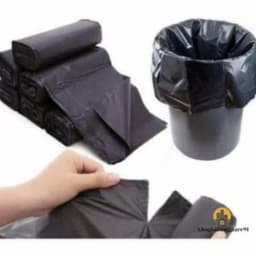 Combo 5 Sét 15 Cuộn túi đựng rác đen tự phân hủy Size đại 55x65 cm 2