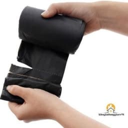Combo 5 Sét 15 Cuộn túi đựng rác đen tự phân hủy Size đại 55x65 cm 9